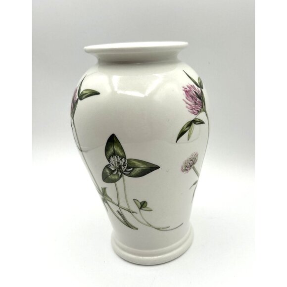 Portmeiron Vase Floral The Queen's Hidden Garden by David Bellamy  8" Tall - Picture 3 of 8